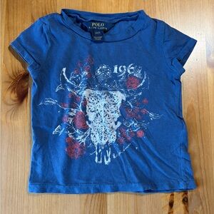 Polo Ralph Lauren Toddler Graphic‎ Tee Shirt Size 2T